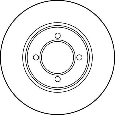 TRW DF1911 - Спирачен диск vvparts.bg