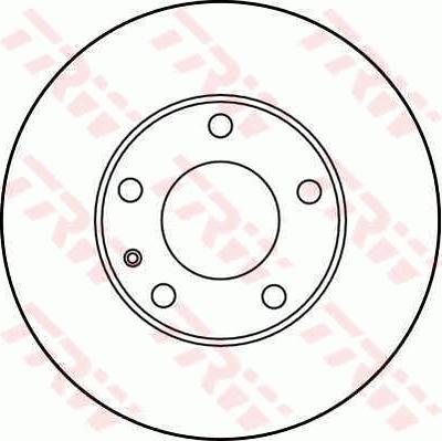 TRW DF1557 - Спирачен диск vvparts.bg