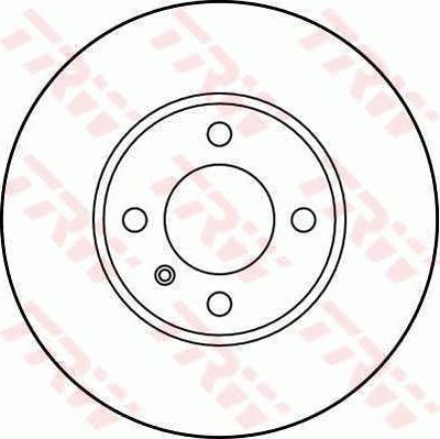 TRW DF1560 - Спирачен диск vvparts.bg