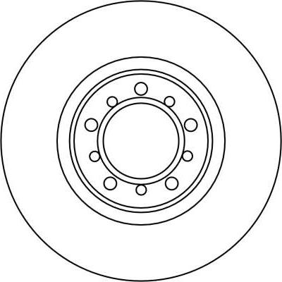 TRW DF1586 - Спирачен диск vvparts.bg