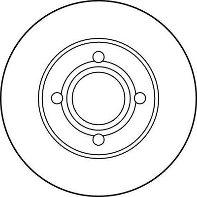 TRW DF1530 - Спирачен диск vvparts.bg