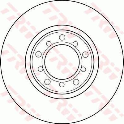 TRW DF1575 - Спирачен диск vvparts.bg