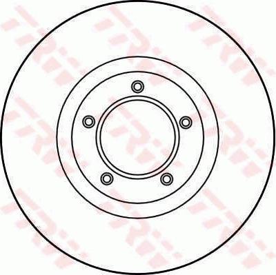 TRW DF1640 - Спирачен диск vvparts.bg