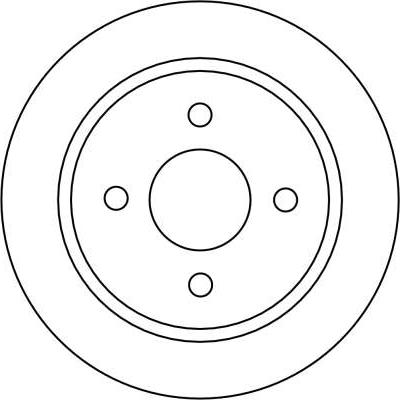TRW DF1654 - Спирачен диск vvparts.bg