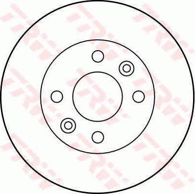 TRW DF1009 - Спирачен диск vvparts.bg