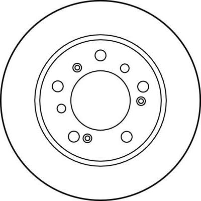 TRW DF1118 - Спирачен диск vvparts.bg