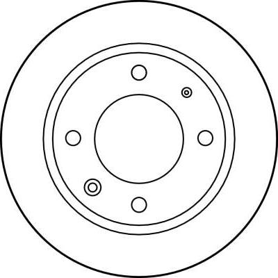 TRW DF1117 - Спирачен диск vvparts.bg