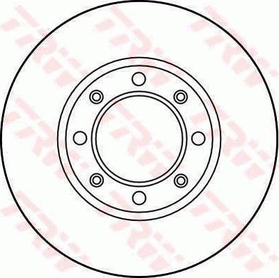 TRW DF1300 - Спирачен диск vvparts.bg