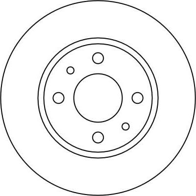 TRW DF1740 - Спирачен диск vvparts.bg