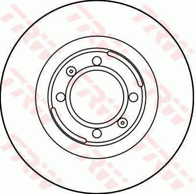 TRW DF1705 - Спирачен диск vvparts.bg