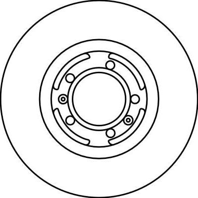 TRW DF1716 - Спирачен диск vvparts.bg