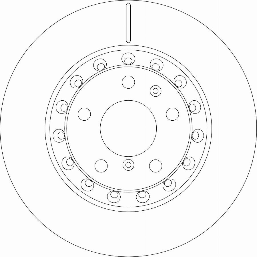 TRW DF8590S - Спирачен диск vvparts.bg