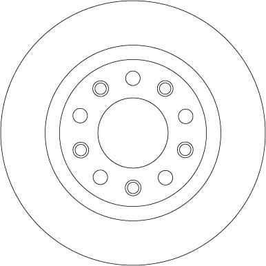 TRW DF8070 - Спирачен диск vvparts.bg