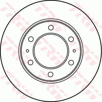 TRW DF3035 - Спирачен диск vvparts.bg