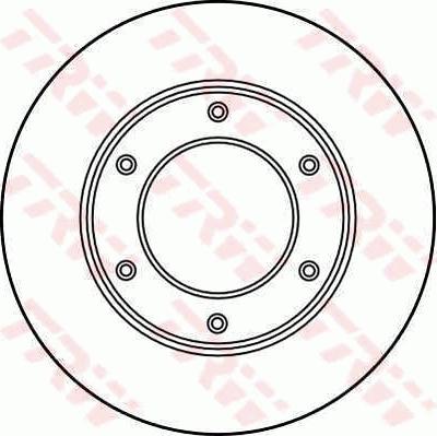 TRW DF3027 - Спирачен диск vvparts.bg