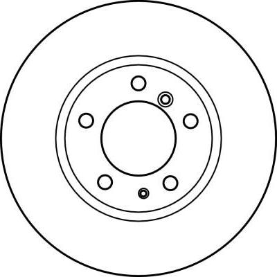 TRW DF2555 - Спирачен диск vvparts.bg