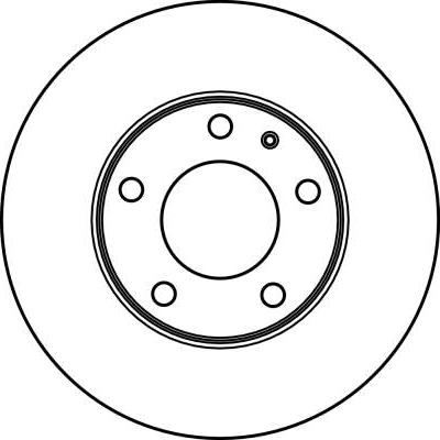 TRW DF2551 - Спирачен диск vvparts.bg