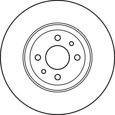 TRW DF2566 - Спирачен диск vvparts.bg