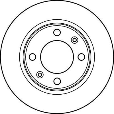 TRW DF2580 - Спирачен диск vvparts.bg