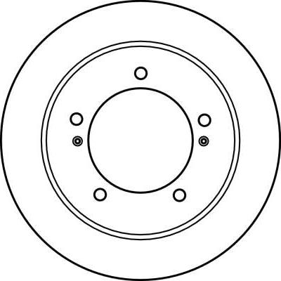 TRW DF2588 - Спирачен диск vvparts.bg