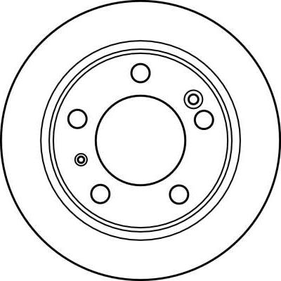 TRW DF2583 - Спирачен диск vvparts.bg