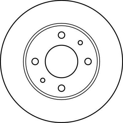 TRW DF2576 - Спирачен диск vvparts.bg