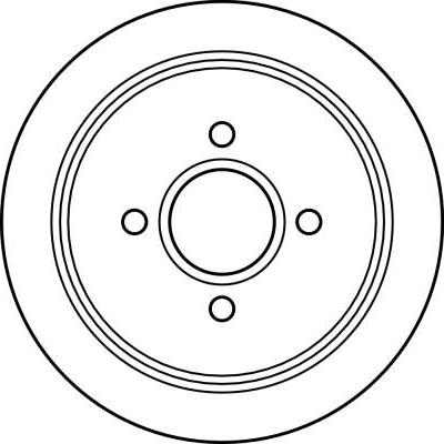 TRW DF2647 - Спирачен диск vvparts.bg