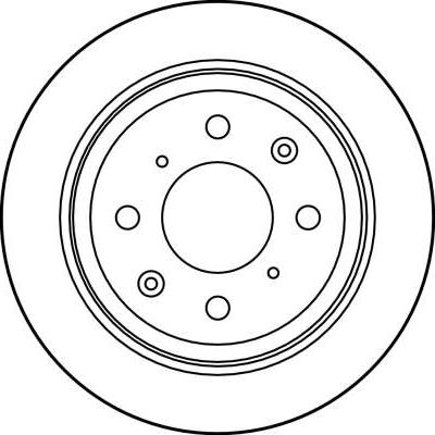 TRW DF2657 - Спирачен диск vvparts.bg