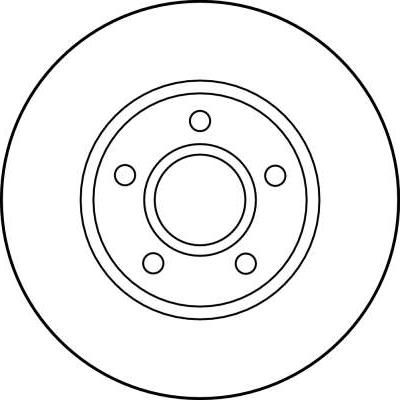 TRW DF2677 - Спирачен диск vvparts.bg