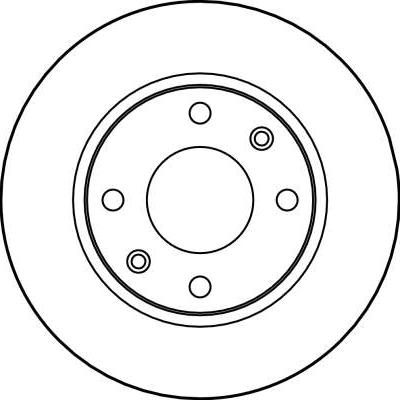 TRW DF2815 - Спирачен диск vvparts.bg