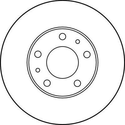 TRW DF2728 - Спирачен диск vvparts.bg