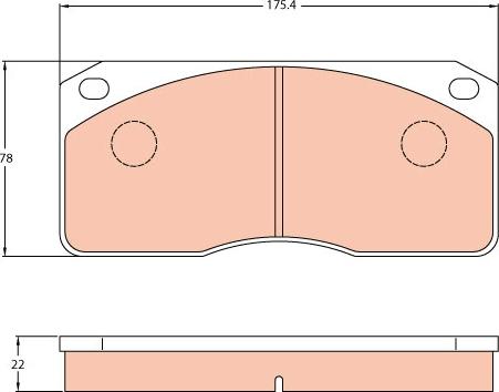 TRW GDB5056 - Комплект спирачно феродо, дискови спирачки vvparts.bg