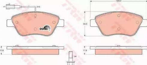 RIDER RD.3323.DB1482 - Комплект спирачно феродо, дискови спирачки vvparts.bg