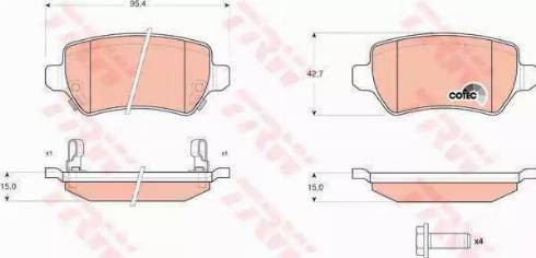 Magneti Marelli 363702161279 - Комплект спирачно феродо, дискови спирачки vvparts.bg