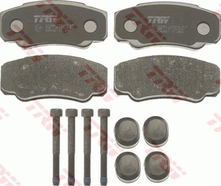 TRW GDB1521 - Комплект спирачно феродо, дискови спирачки vvparts.bg