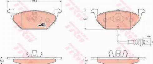 Magneti Marelli 363700201163 - Комплект спирачно феродо, дискови спирачки vvparts.bg