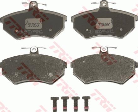 TRW GDB1044 - Комплект спирачно феродо, дискови спирачки vvparts.bg