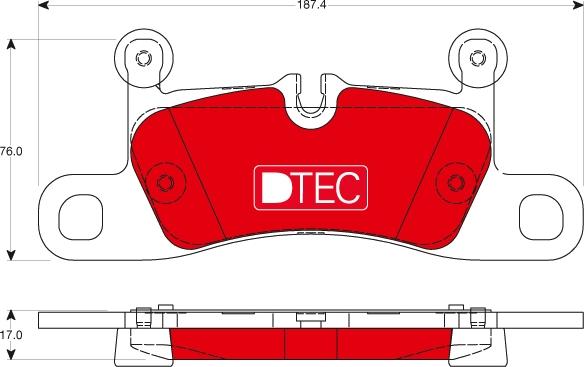 TRW GDB1875DTE - Комплект спирачно феродо, дискови спирачки vvparts.bg