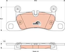 TRW GDB1875 - Комплект спирачно феродо, дискови спирачки vvparts.bg