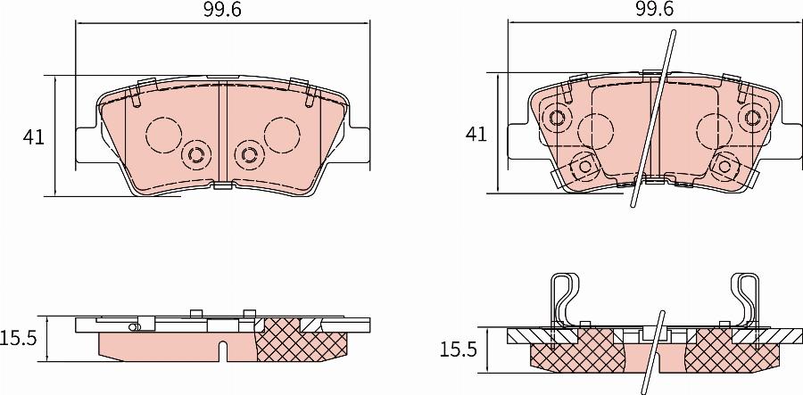 TRW GDB8907DT - Комплект спирачно феродо, дискови спирачки vvparts.bg