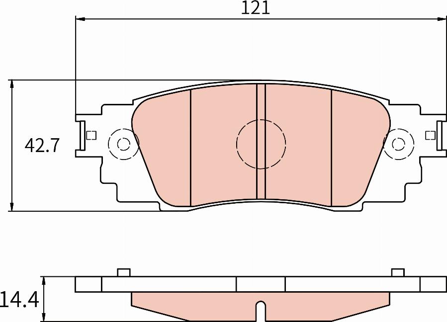 TRW GDB8161DT - Комплект спирачно феродо, дискови спирачки vvparts.bg