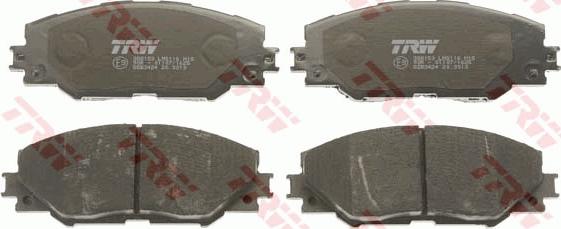 TRW GDB3424 - Комплект спирачно феродо, дискови спирачки vvparts.bg