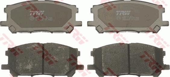 TRW GDB3338 - Комплект спирачно феродо, дискови спирачки vvparts.bg