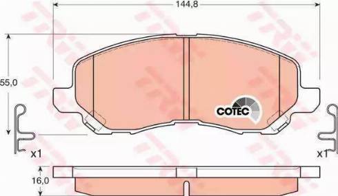 RIDER RD.3323.DB3287 - Комплект спирачно феродо, дискови спирачки vvparts.bg