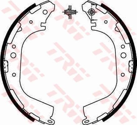 TRW GS8590 - Комплект спирачна челюст vvparts.bg