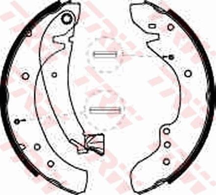 TRW GS8545 - Комплект спирачна челюст vvparts.bg