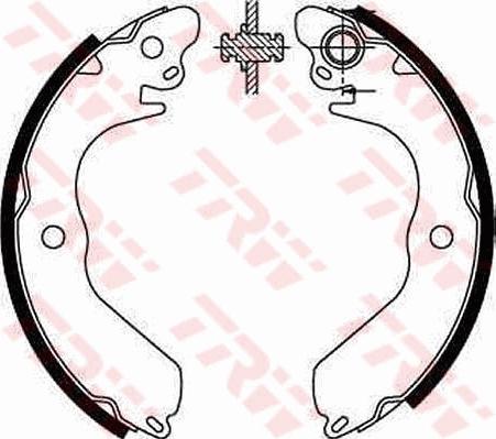 TRW GS8553 - Комплект спирачна челюст vvparts.bg