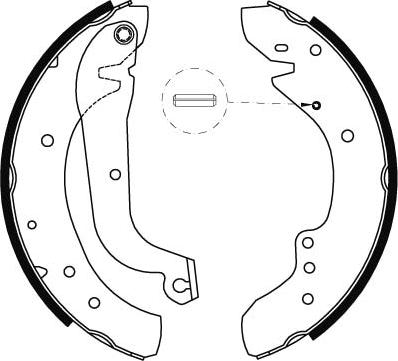 TRW GS8565 - Комплект спирачна челюст vvparts.bg