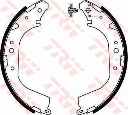 TRW GS8502 - Комплект спирачна челюст vvparts.bg