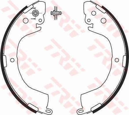 TRW GS8691 - Комплект спирачна челюст vvparts.bg